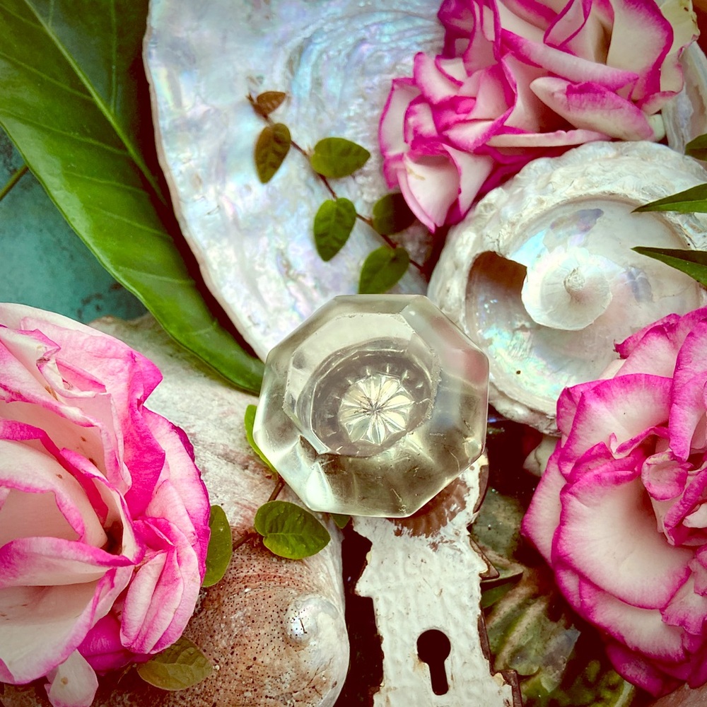 💎Beautiful Antique Victorian Crystal Door Knob